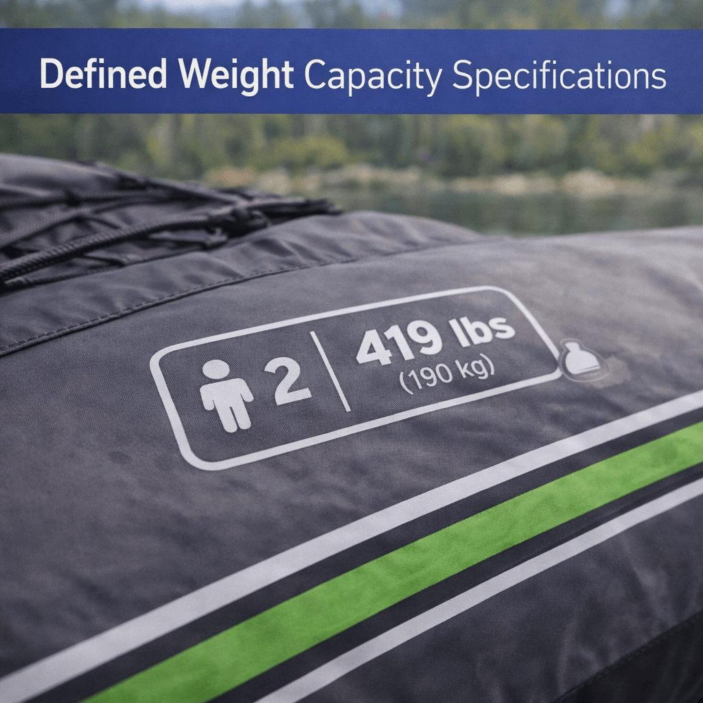 Sevylor Inflatable Kayaks - Defined Weight Capacity Specifications