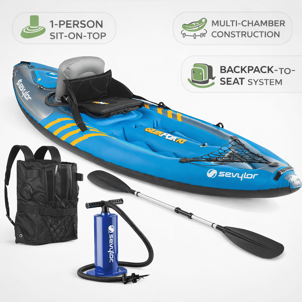 Sevylor QuickPak K1 1-Person Inflatable Kayak