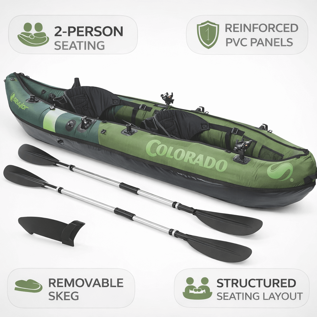 Sevylor Colorado 2-Person Inflatable Fishing Kayak
