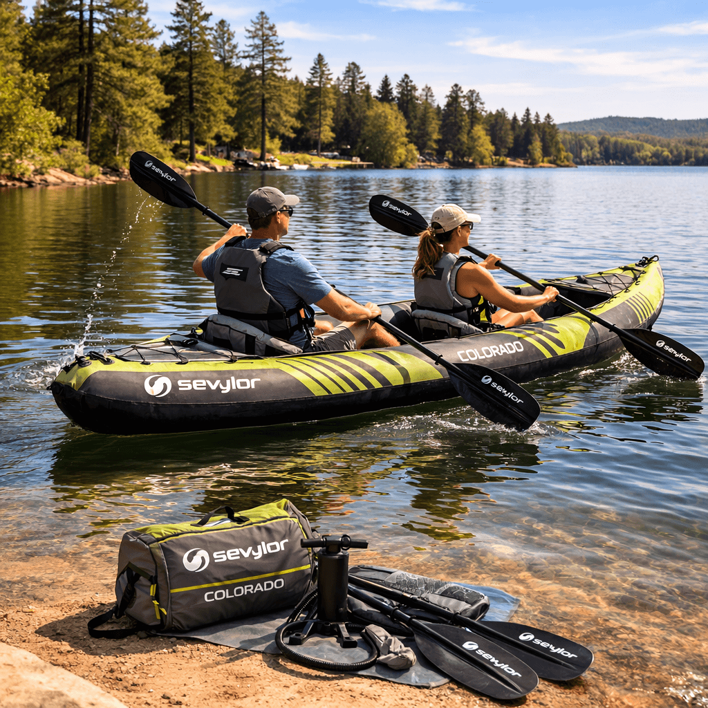 Sevylor inflatable kayak - Two-Person Shared Outings